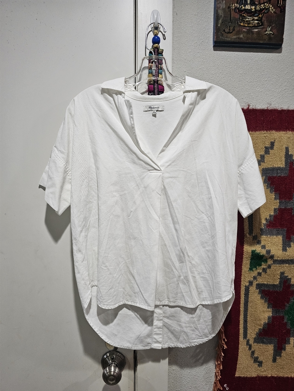 Madewell Button Down Back Shirt XXS